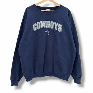 Vintage 90s Champion Dallas Cowboys Sweatshirt Navy Blue Size XL NFL